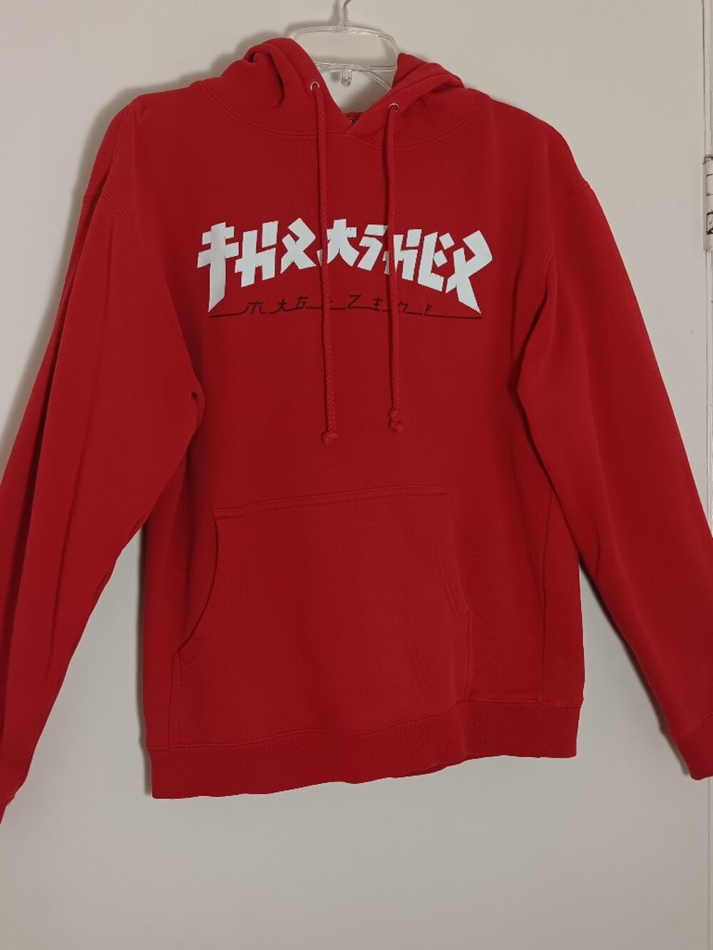 san franpsycho red graphic pullover hoodie san Francisco Street wear